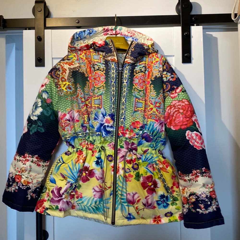 Johnny Was Puffer Garven Reversible Jacket